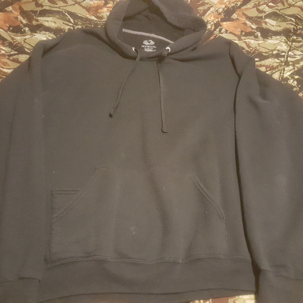 Men's black hoodie